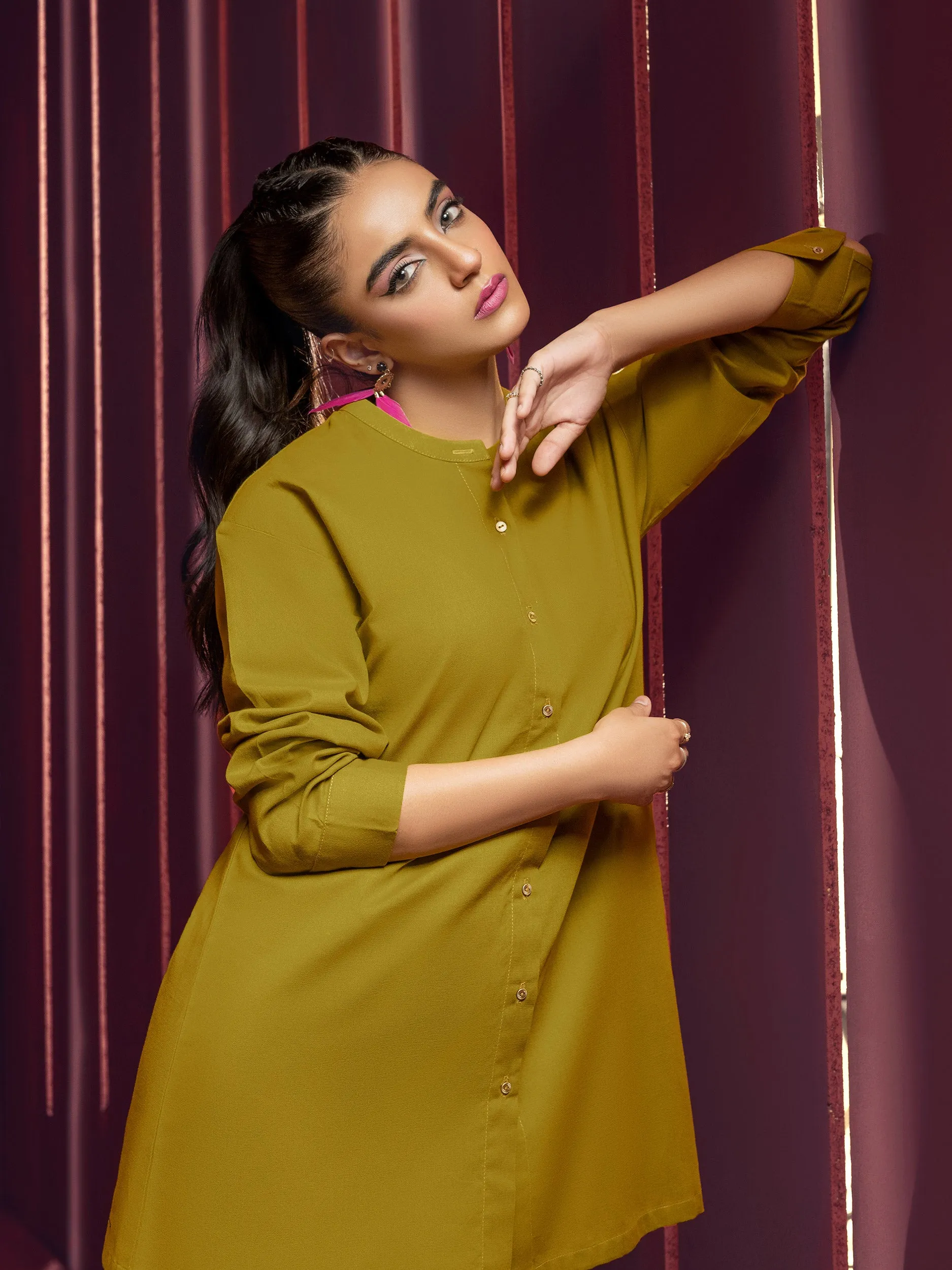 2 Piece Khaddar Suit-Printed(Unstitched)