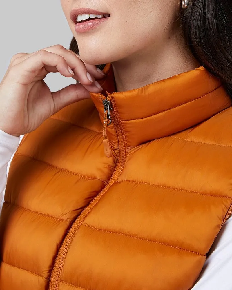32 Degrees Women's Lightweight Recycled Poly-Fill Packable Vest | Zippered Pockets | Layering | Water Repellent