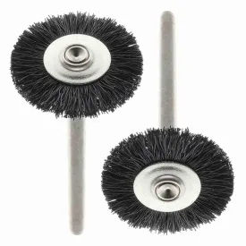 Dremel 403-02 Nylon Bristle 3/4 inch WHEEL Brush - 2pc