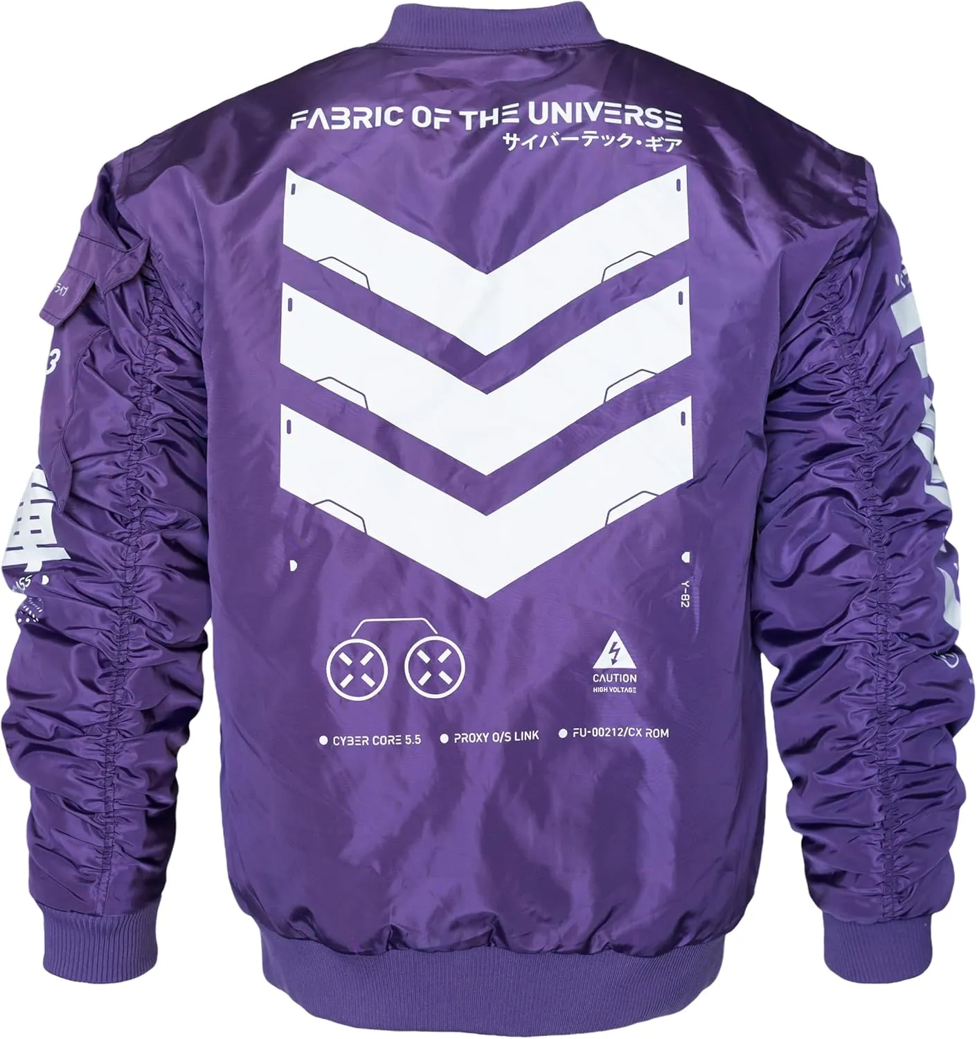 Fabric of the Universe Techwear Graphic Fashion Bomber Jacket
