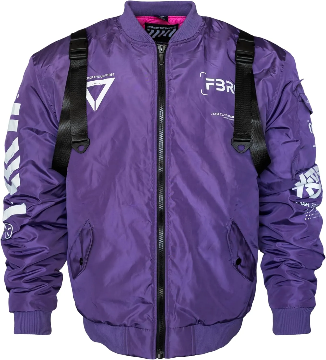 Fabric of the Universe Techwear Graphic Fashion Bomber Jacket