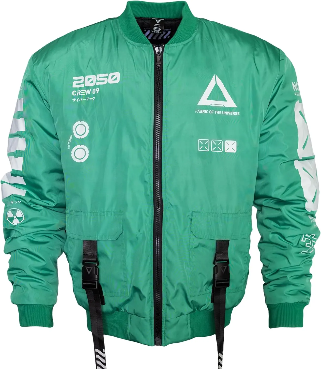 Fabric of the Universe Techwear Graphic Fashion Bomber Jacket