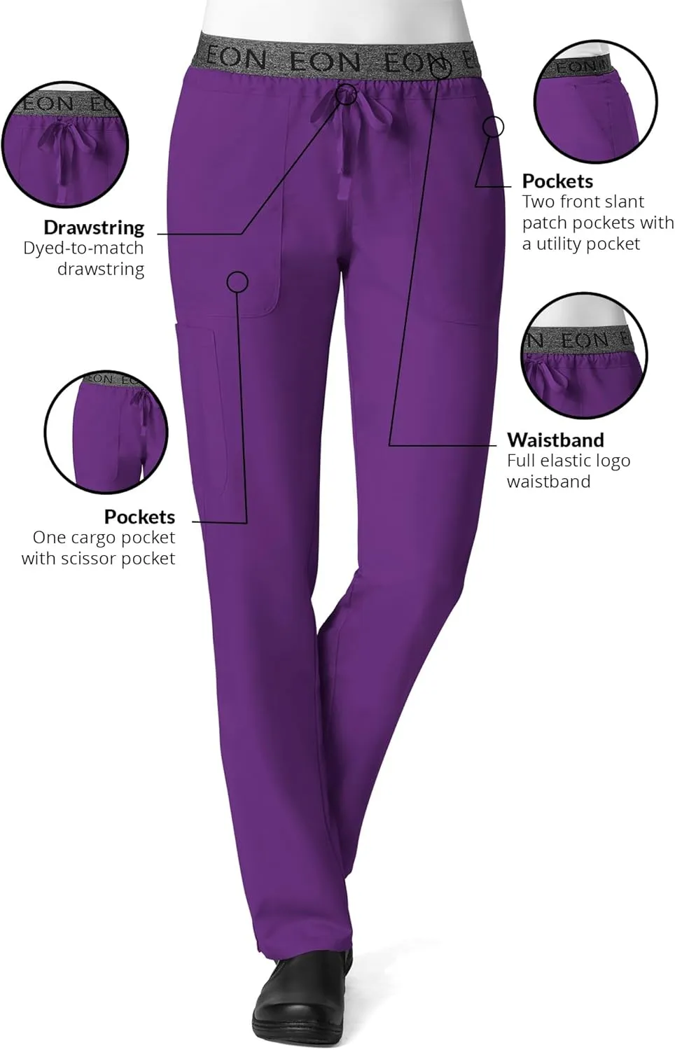Maevn Women's EON Waistband 7-Pocket Cargo Pant