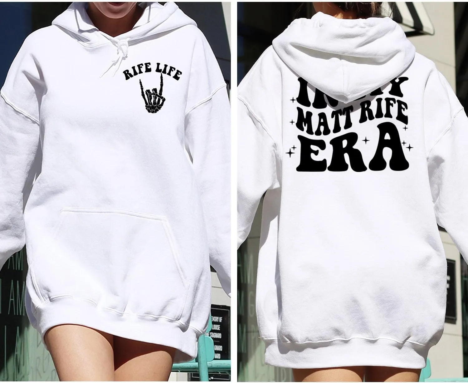 Matt Rife Era Front and Back Print Hoodie Sweatshirt Unisex