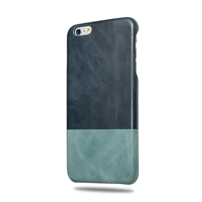 Peacock Blue & Ocean Blue iPhone 6 Plus / iPhone 6s Plus Leather Case