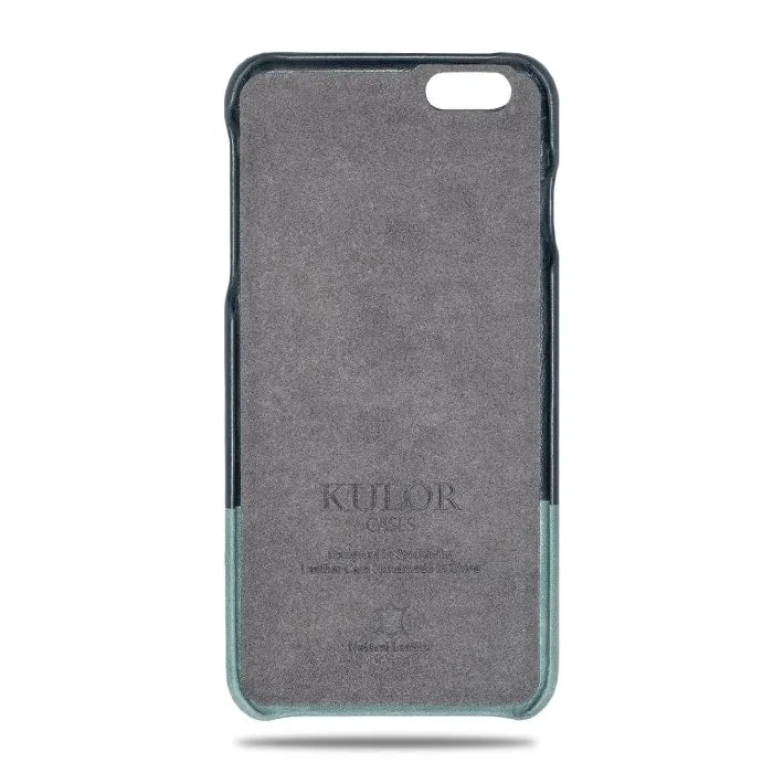 Peacock Blue & Ocean Blue iPhone 6 Plus / iPhone 6s Plus Leather Case