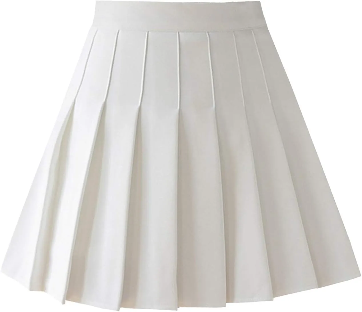 TONCHENGSD Women's High Waist Pleated Mini Skirt Skater Tennis Skirt