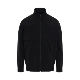 Washed Light Windbreaker in Black
