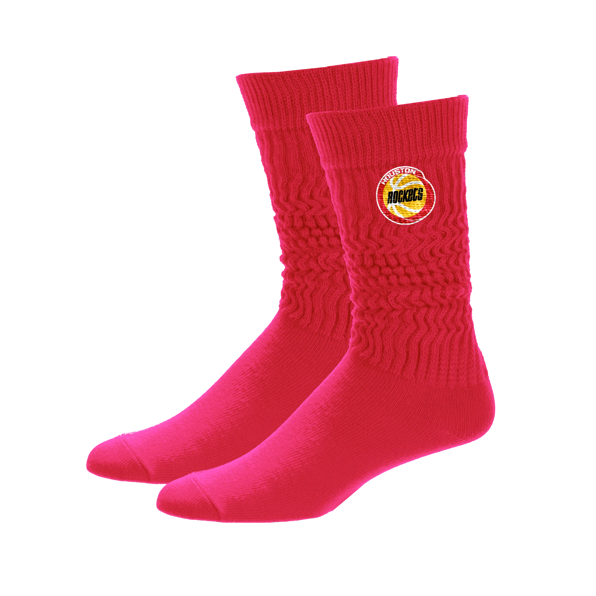 Women's Houston Rockets For Bare Feet HWC Slouch Socks
